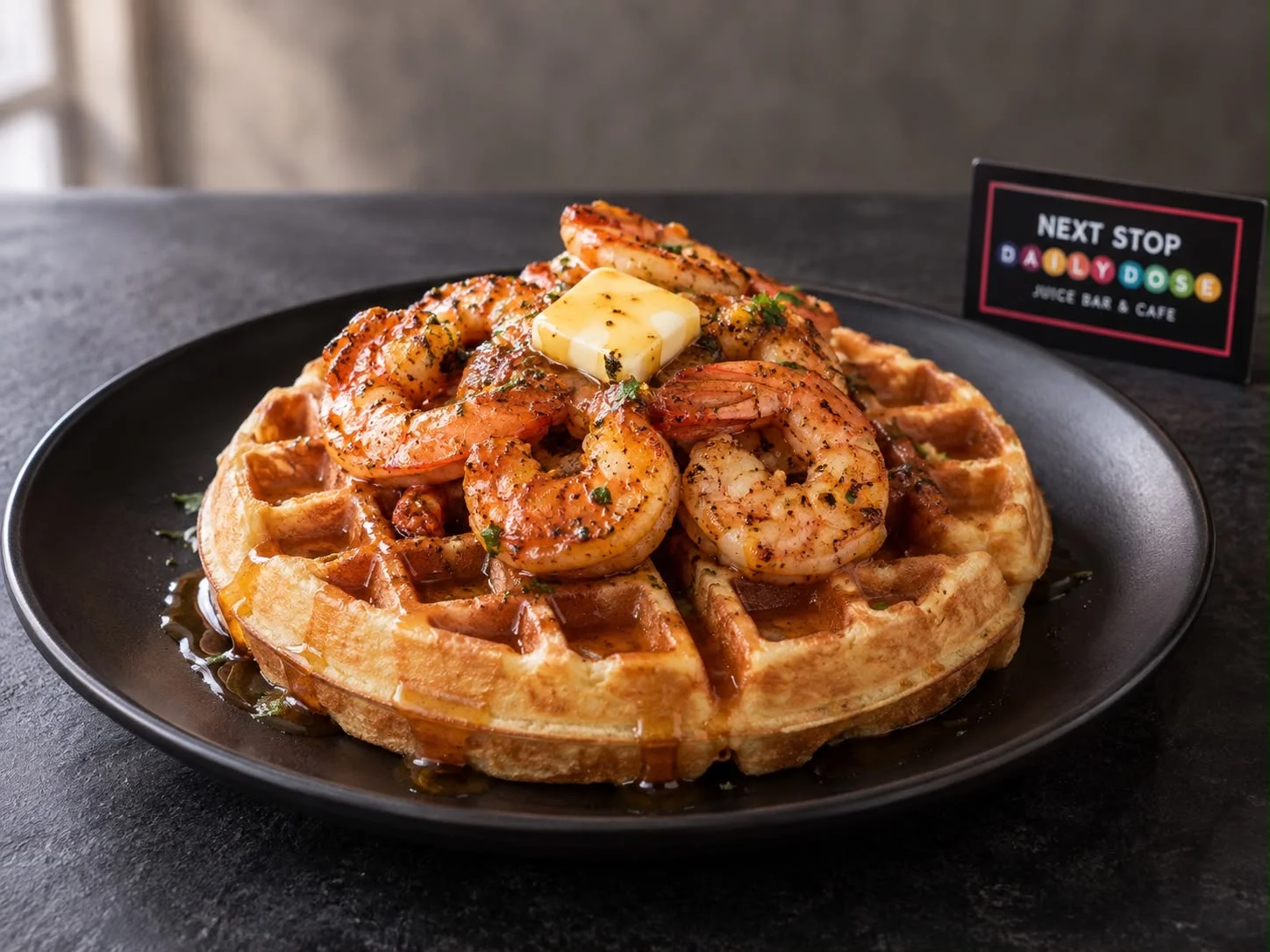 Shrimp & Waffle